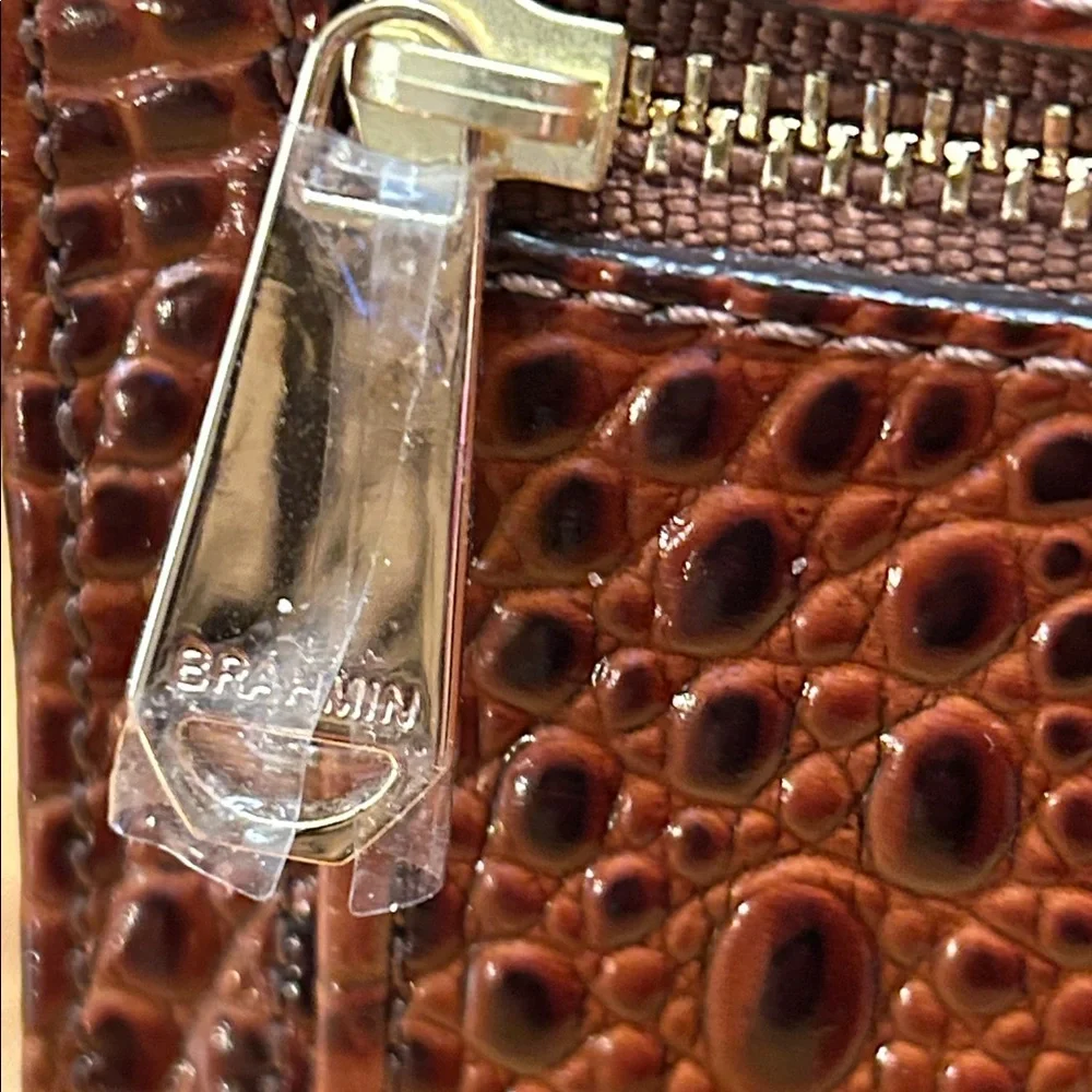 Brahmin Pecan Checkbook Wallet NWOT